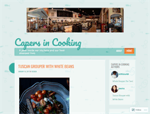 Tablet Screenshot of capersincooking.com